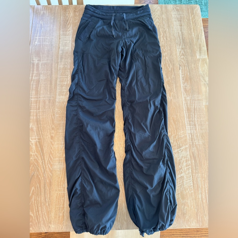 4 Tall Navy Blue Lined LuLuLemon Studio Pants